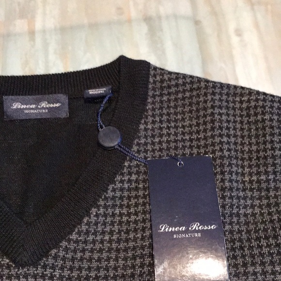 NWT Linea Rosso Signature Sweater Vest Size M - Picture 6 of 6